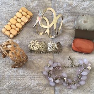 Lot of Cuff Bracelets